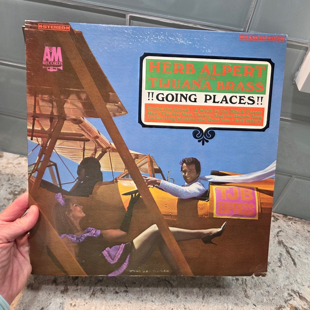 Herb Alpert‎ Tijuana Brass Going Places Vinyl Record A&M SP 4112 SRO SP 4119 LP